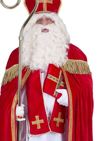 Nikolaus Buch Hülle aus Stoff