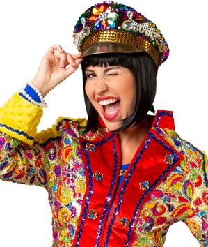 Schildmütze mit Pailletten