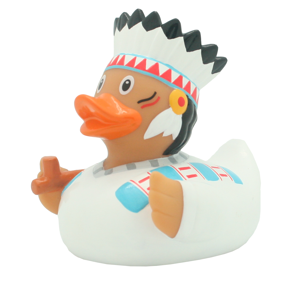 Häuptling Badeente ca. 8,5cm