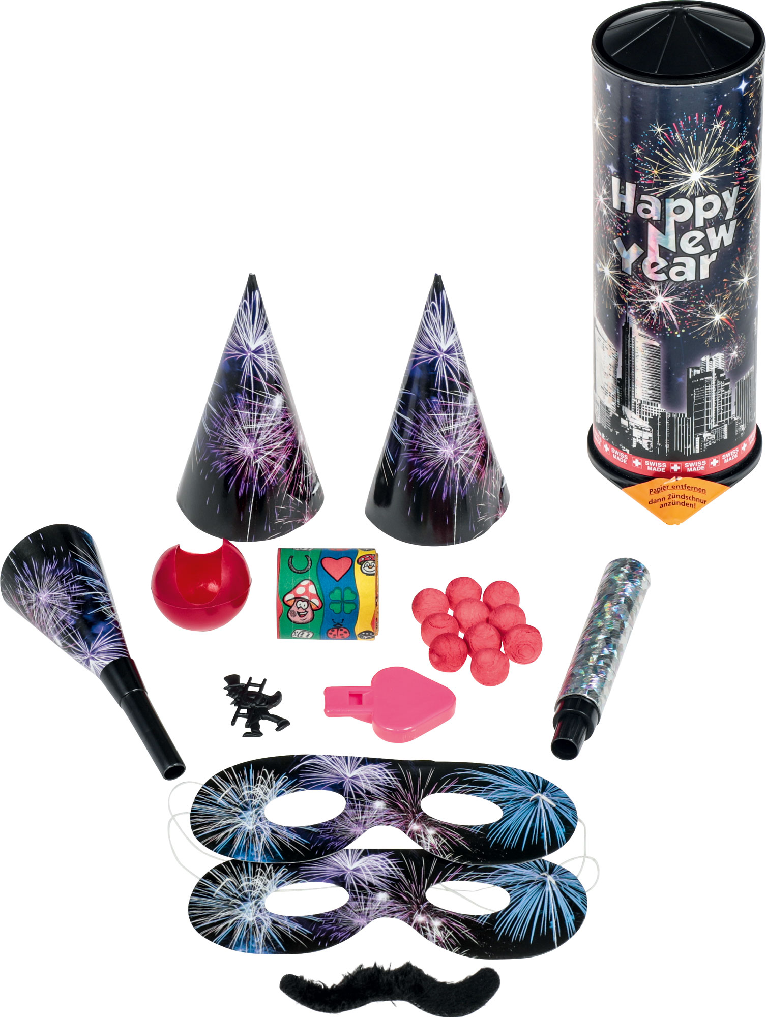 Tischbombe  Happy New Year