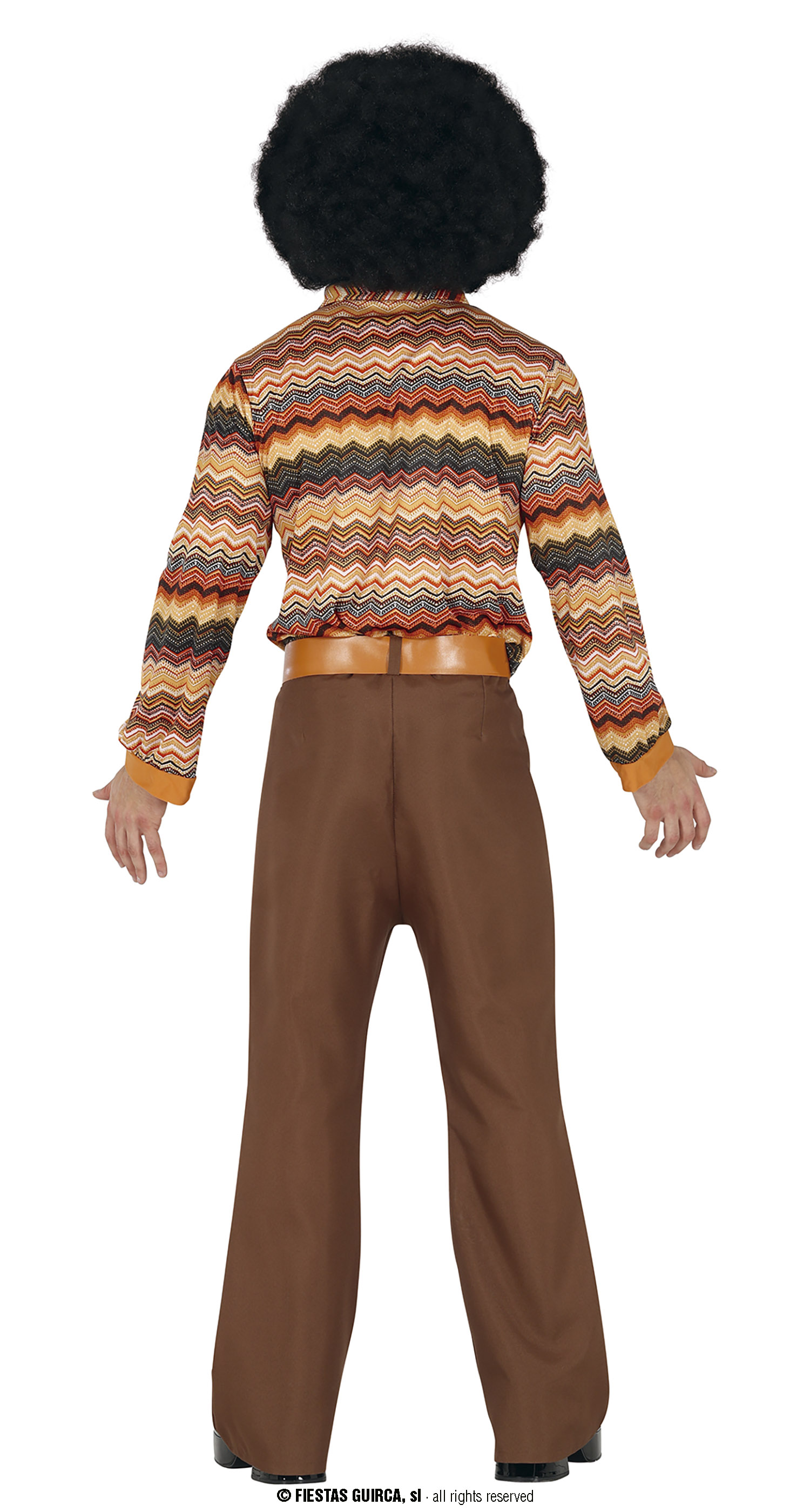 70er Jahre Hose und Oberteil  46/48  SMALL   braun