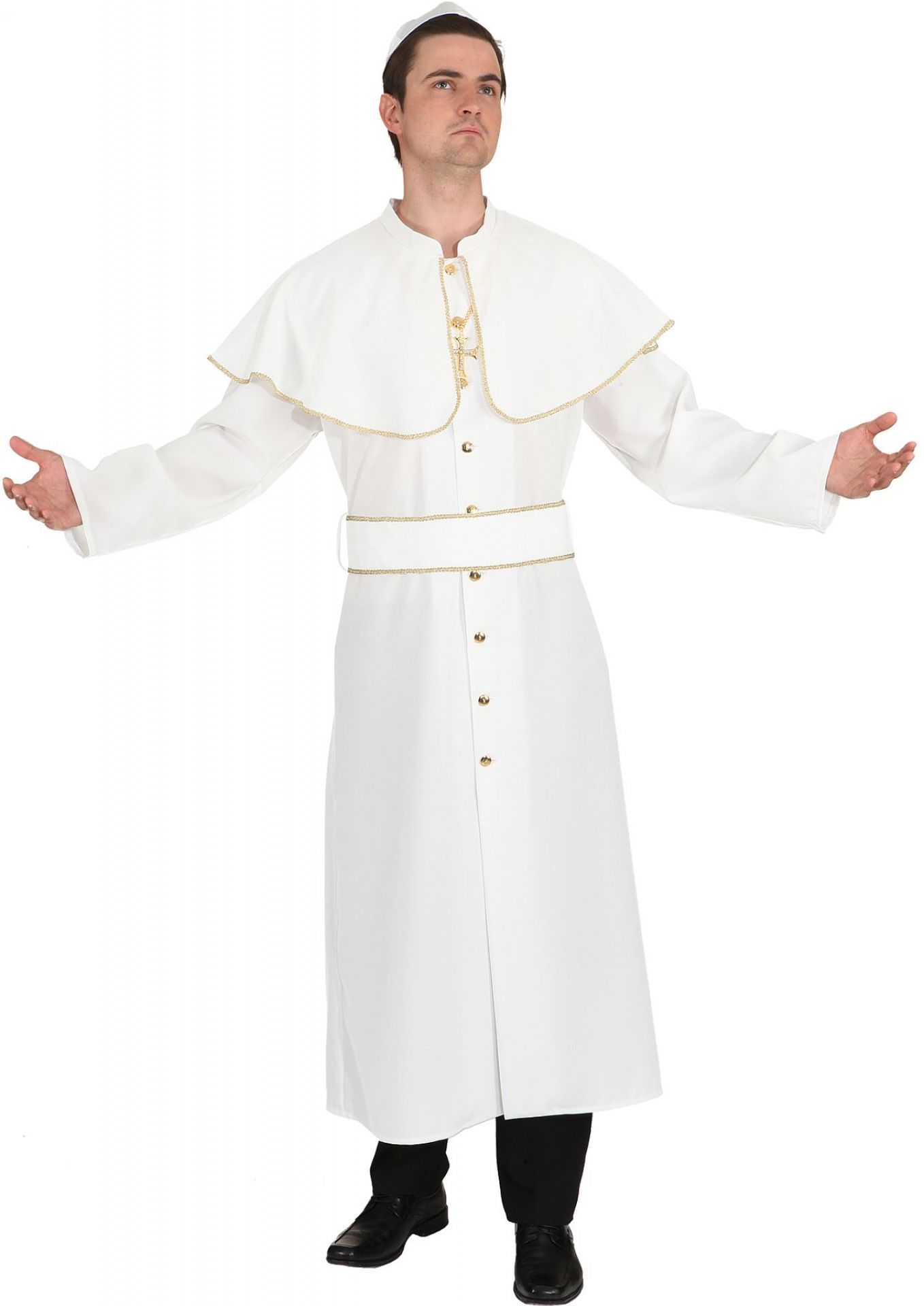 Papst  Kostüm weiß Gr. 50/52