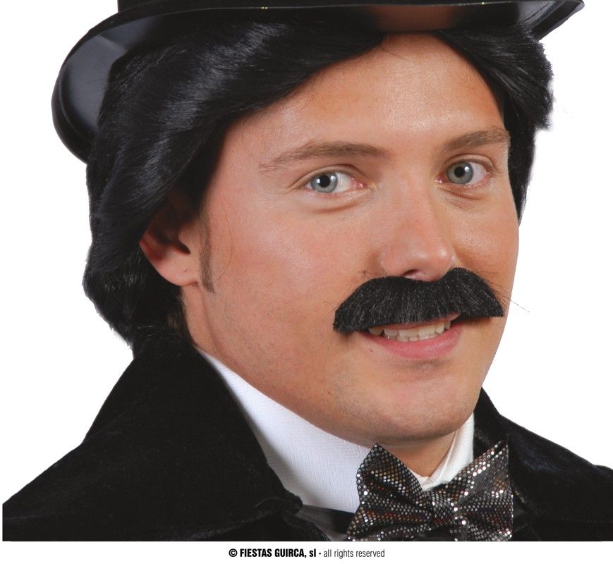 Schnurrbart  schwarz