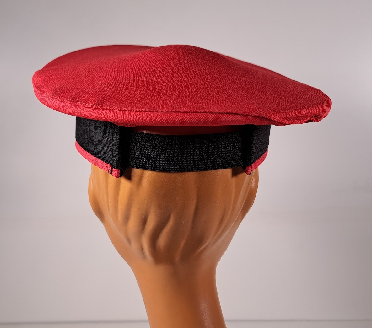 Vorstandsmütze Schaffner Kappe in rot für Kinder