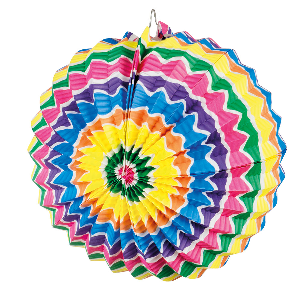 4er Set bunte Lampions Durchmeser ca.22cm