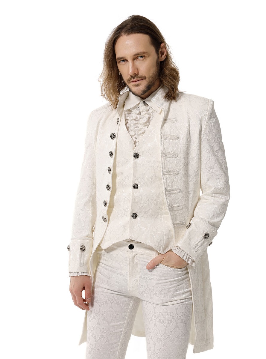 Historischer Mantel  beige  M   Gr.48/50 deluxe