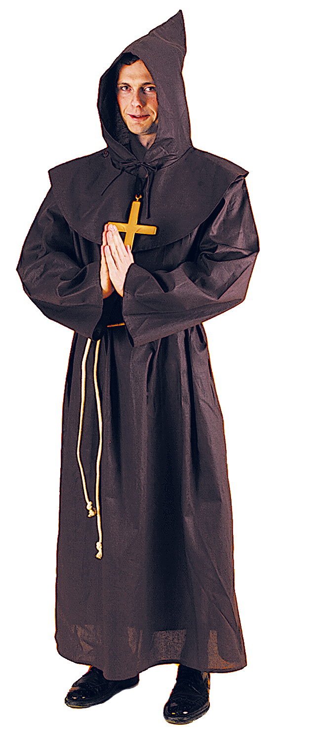 Mönch Kutte Größe 52 braun
