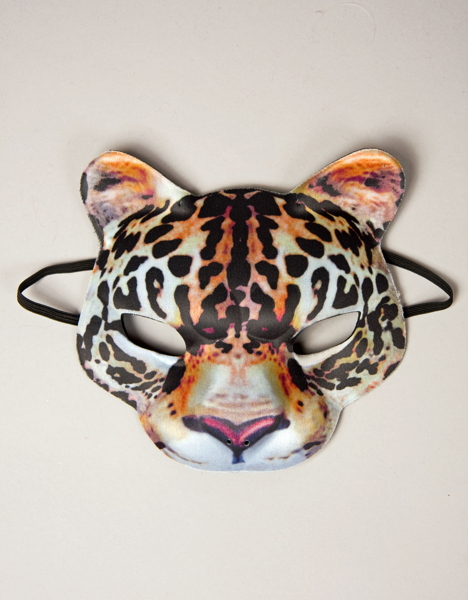 Leopard Halbmaske  Textil
