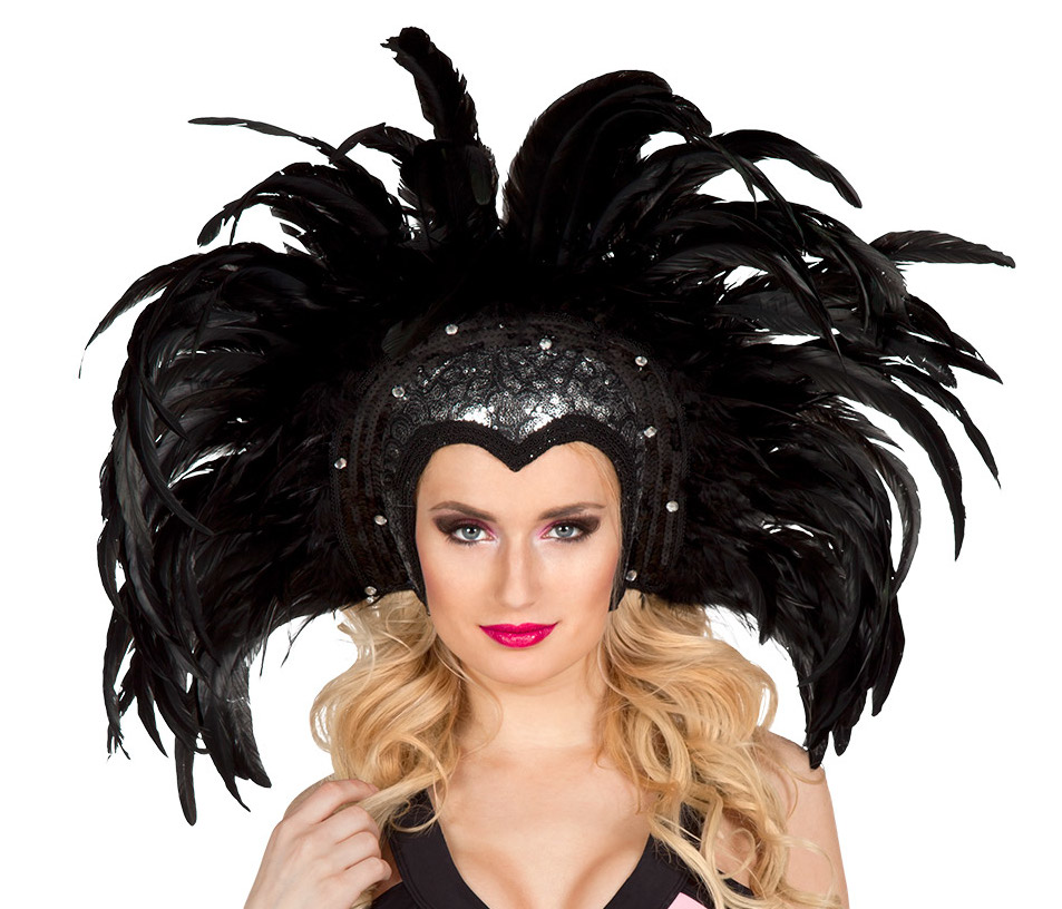 Feder-Kopfschmuck Showgirl