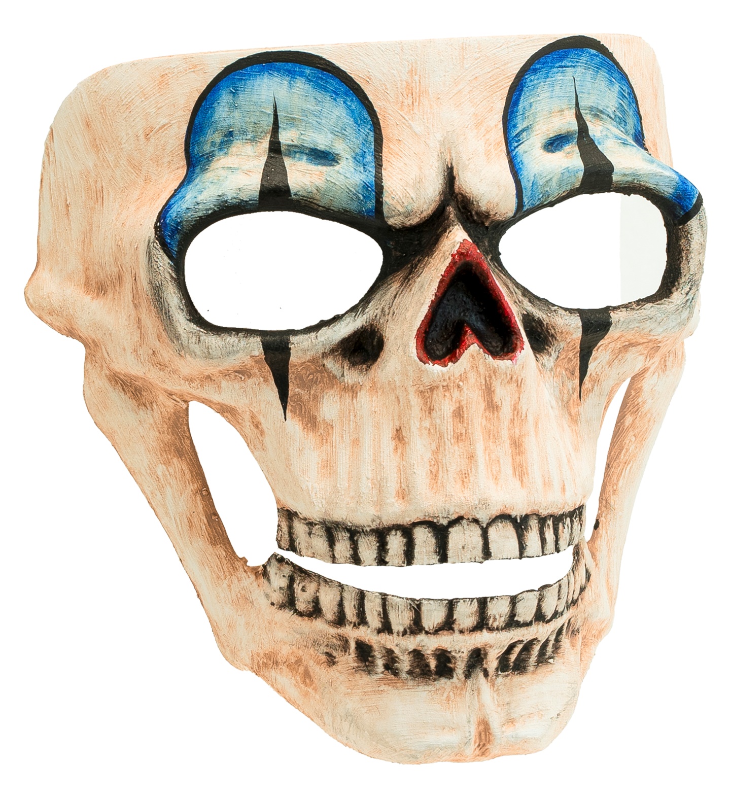 Totenkopf Clown Maske Commedia dell´arte