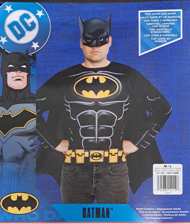 Batman Shirt für  Erwachsene  M/L