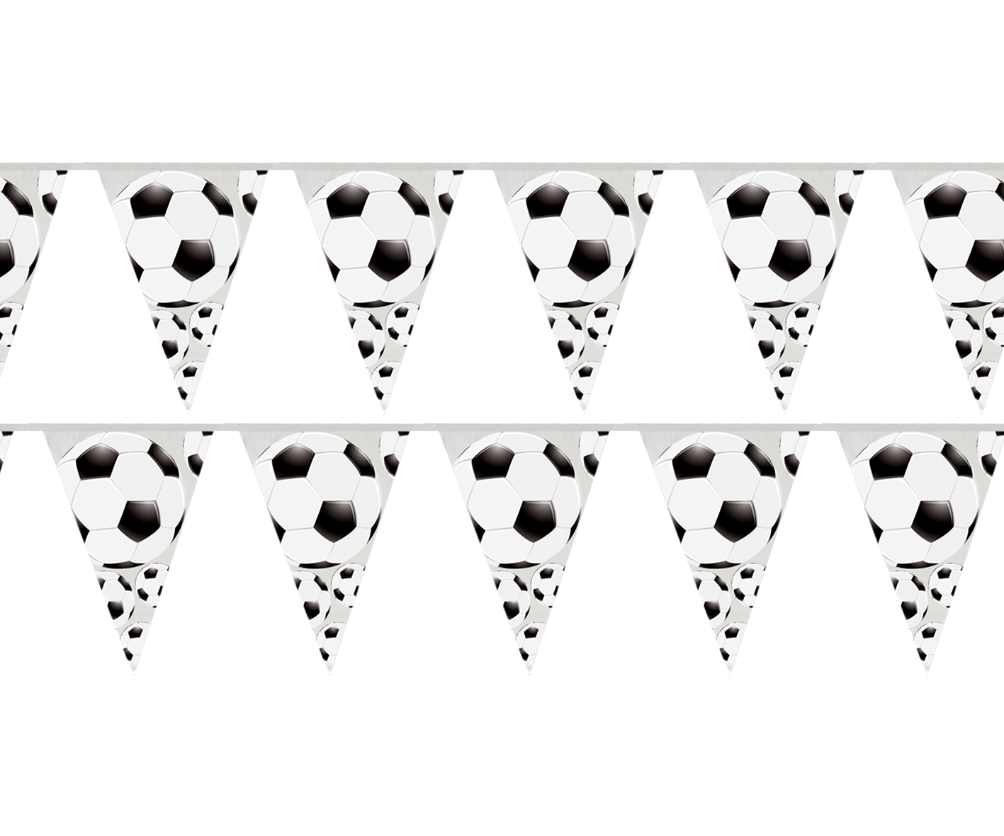 Wimpelkette "Fußball"  4m lang