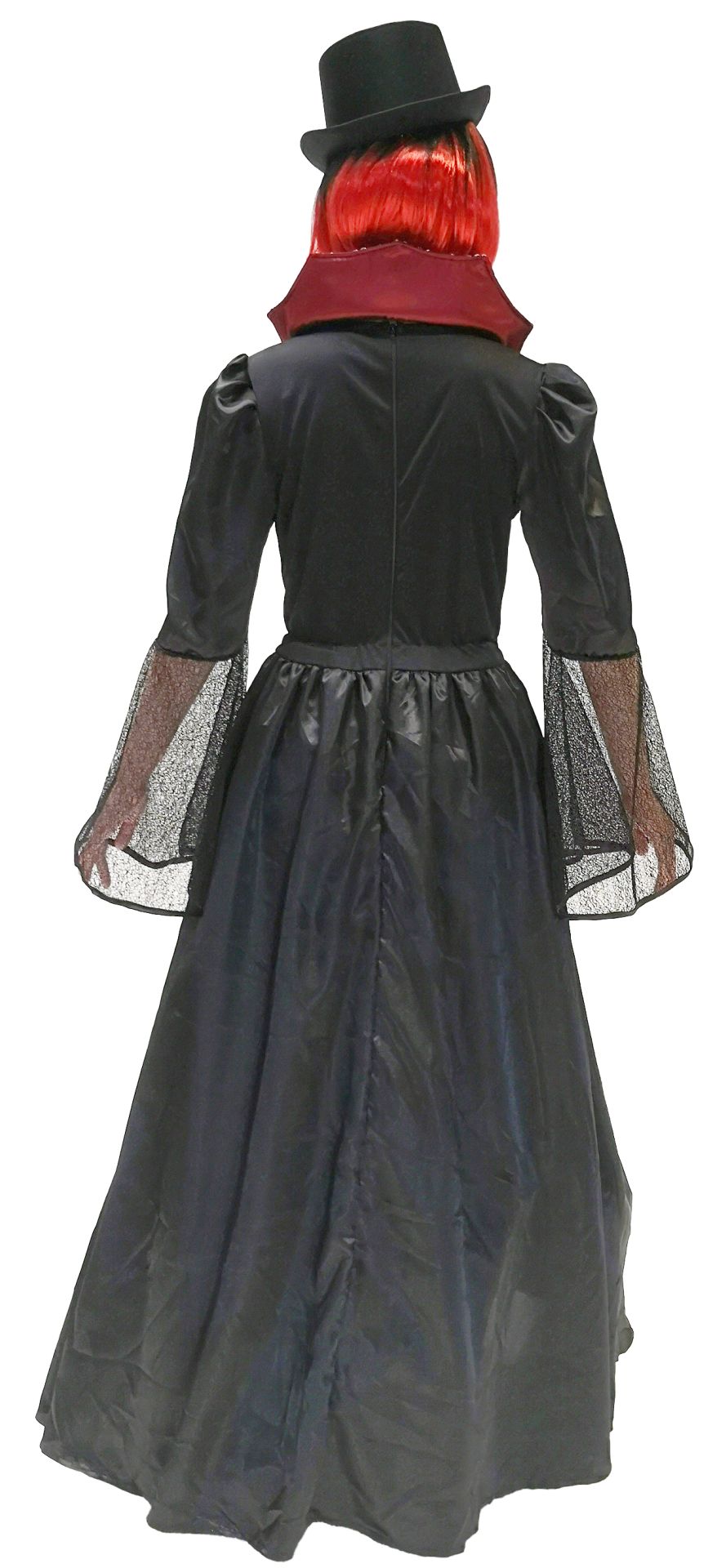 Vampir Baronin Kleid mit Kragen LARGE