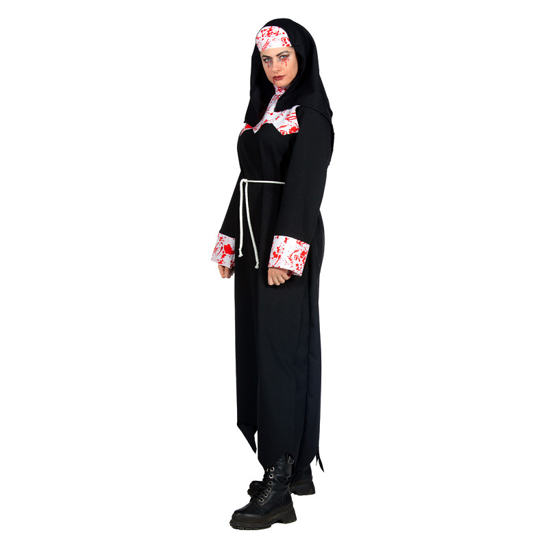 Horror Nonne Gr. 46 m. Blutflecken