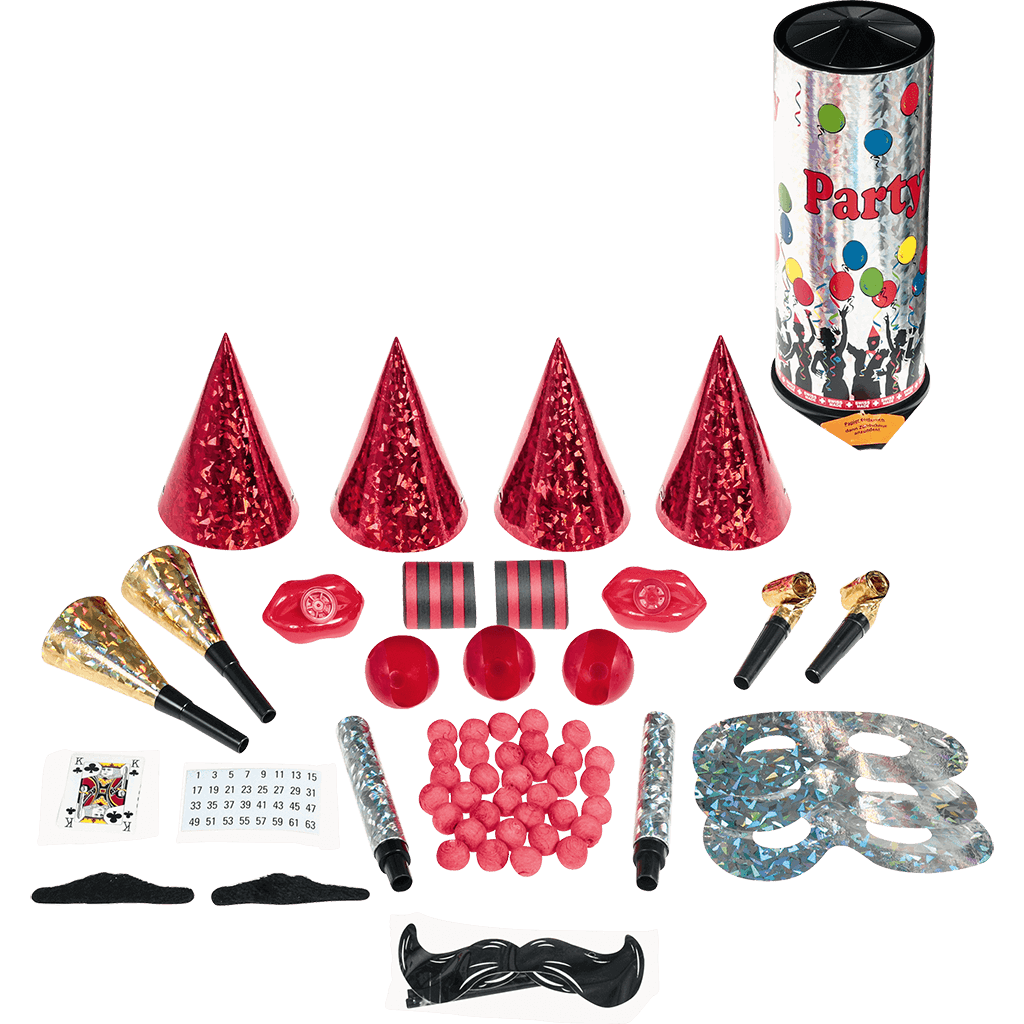 Tischbombe XXL  Party Silber