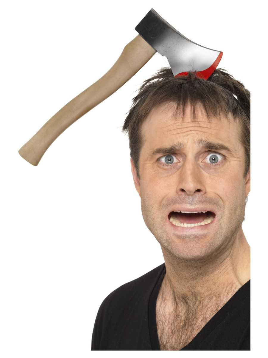 Hacke durch den Kopf