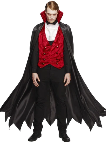 Vampir Umhang mit Weste delux LARGE