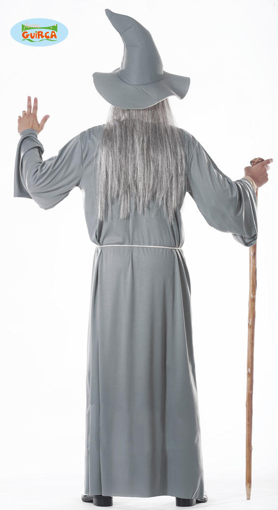 Zauberer Kutte grau für Herren 52/54  L