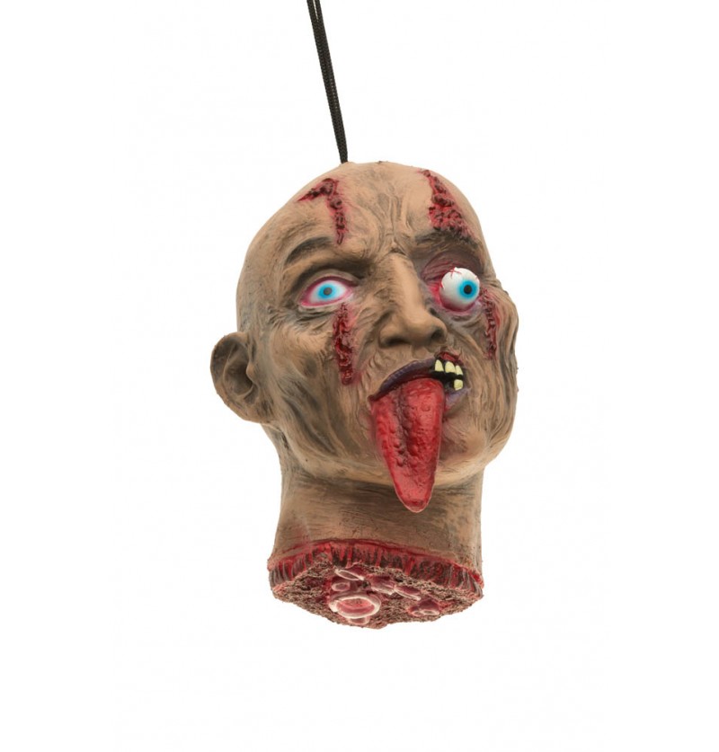 Hängender Kopf mit heraus hängender Zunge groß