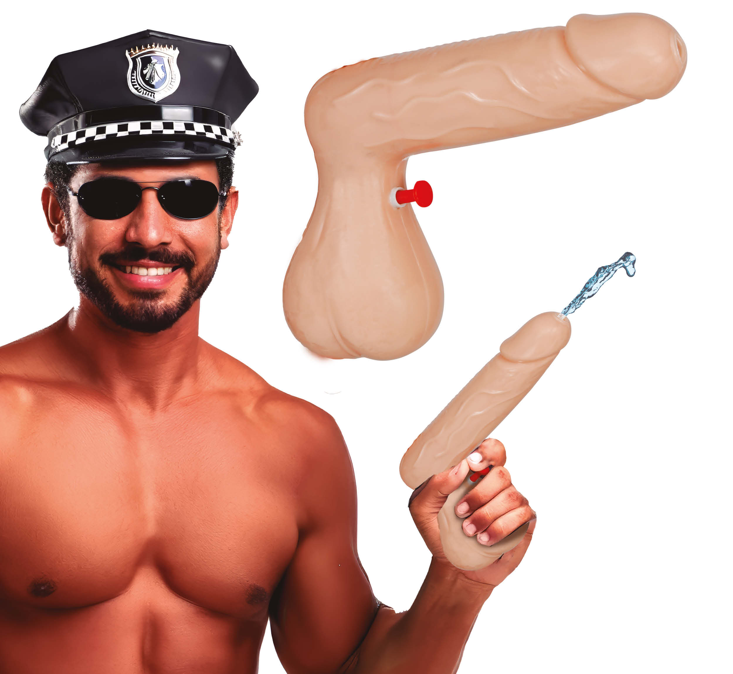 Penis Spritzpistole ca. 18cm