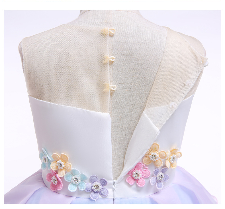 Lavendel Prinzessin Kleid Gr. 128