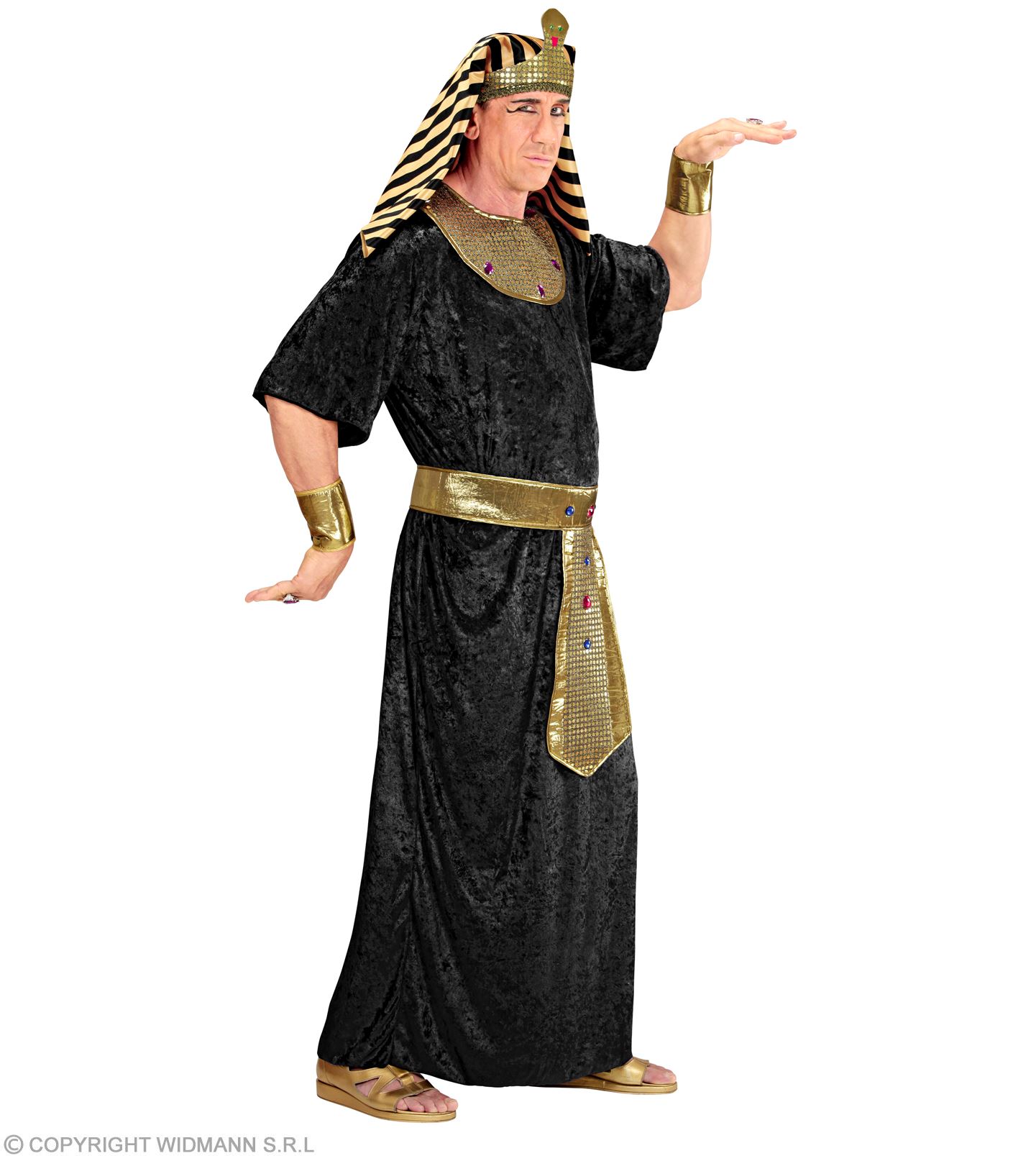 Pharao Kostüm LARGE schwarz