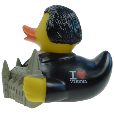 Wien Souvenir Badeente  8cm schwarz