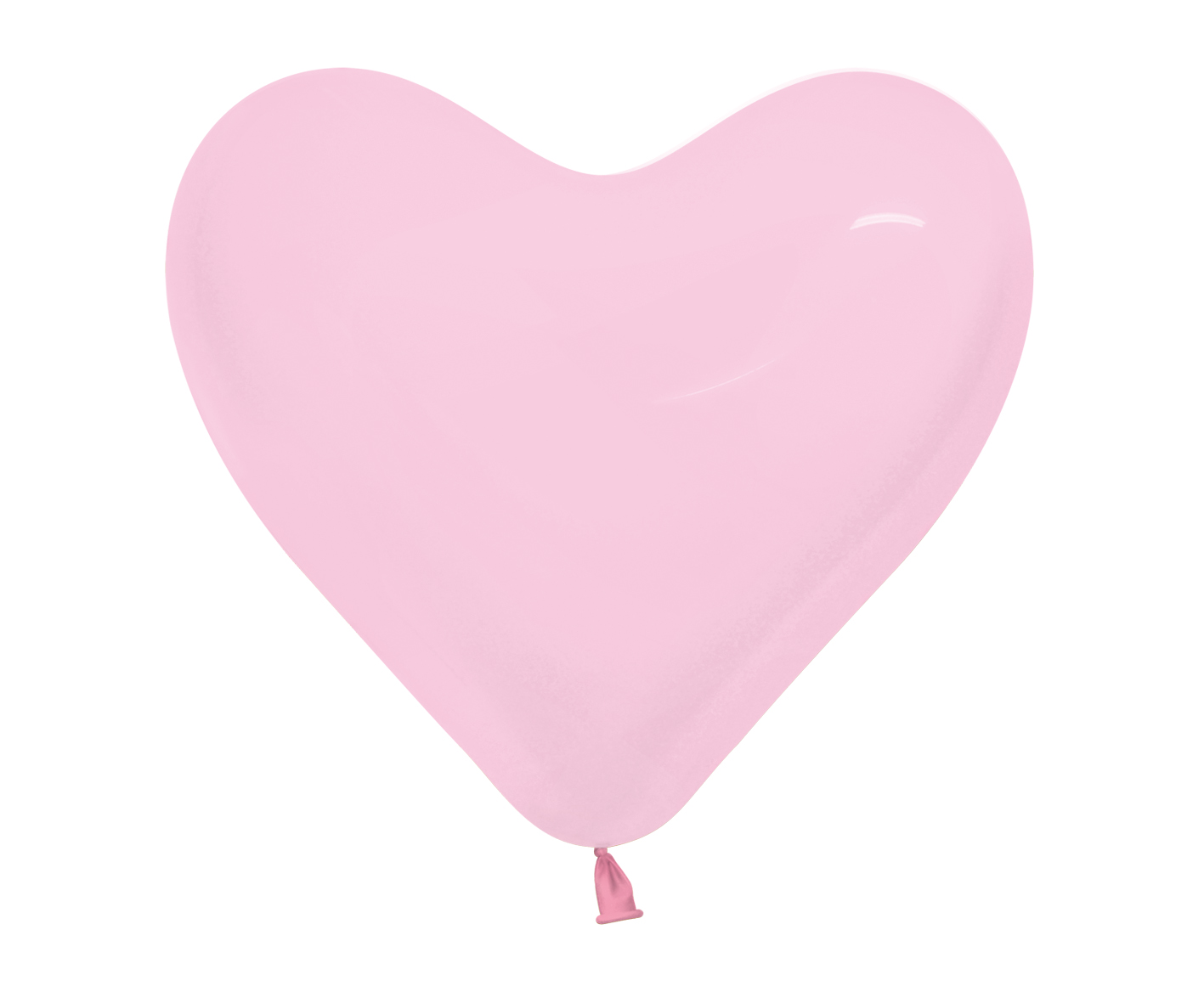 12 Stück Herzluftballons pink