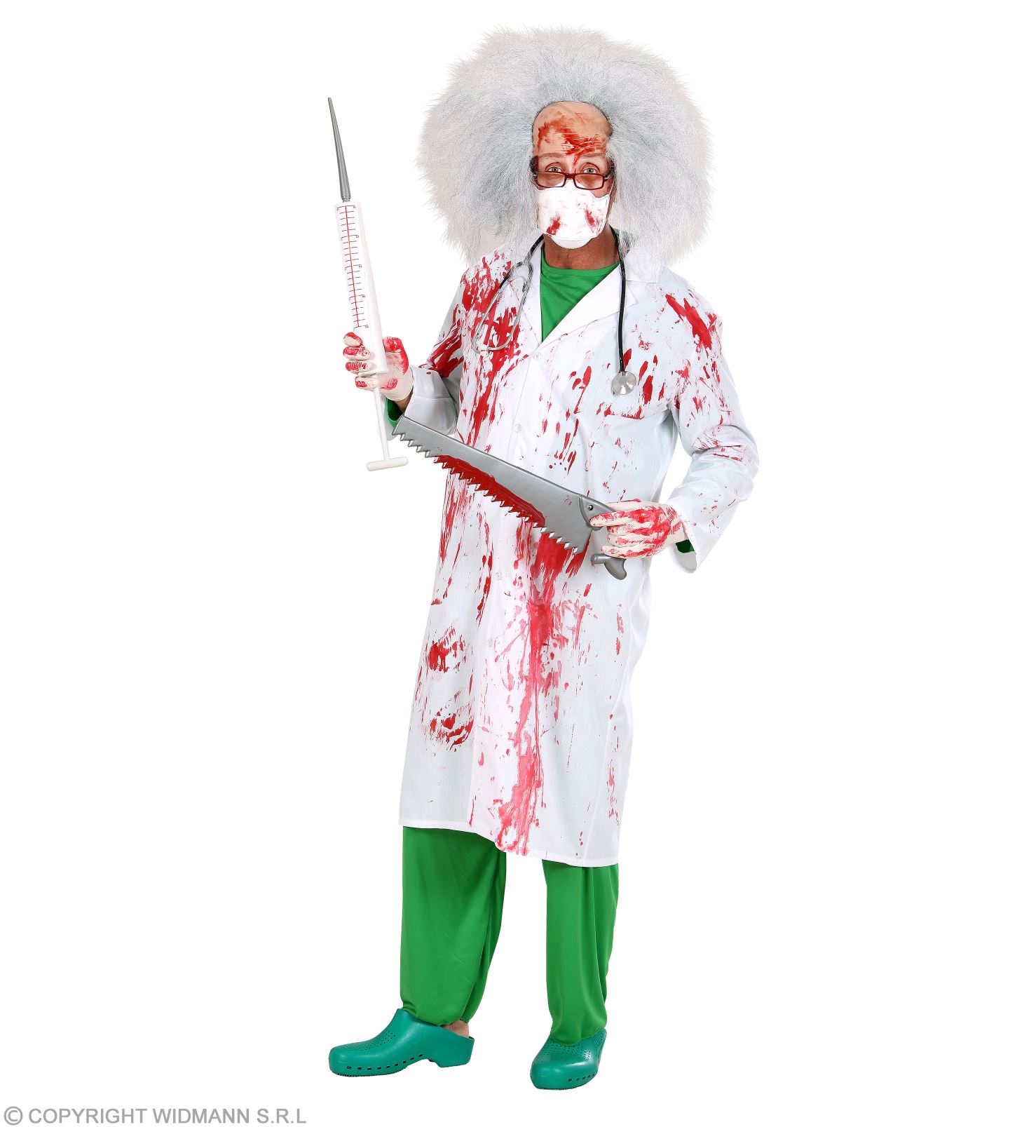 Blutiger Doktor Mantel  L