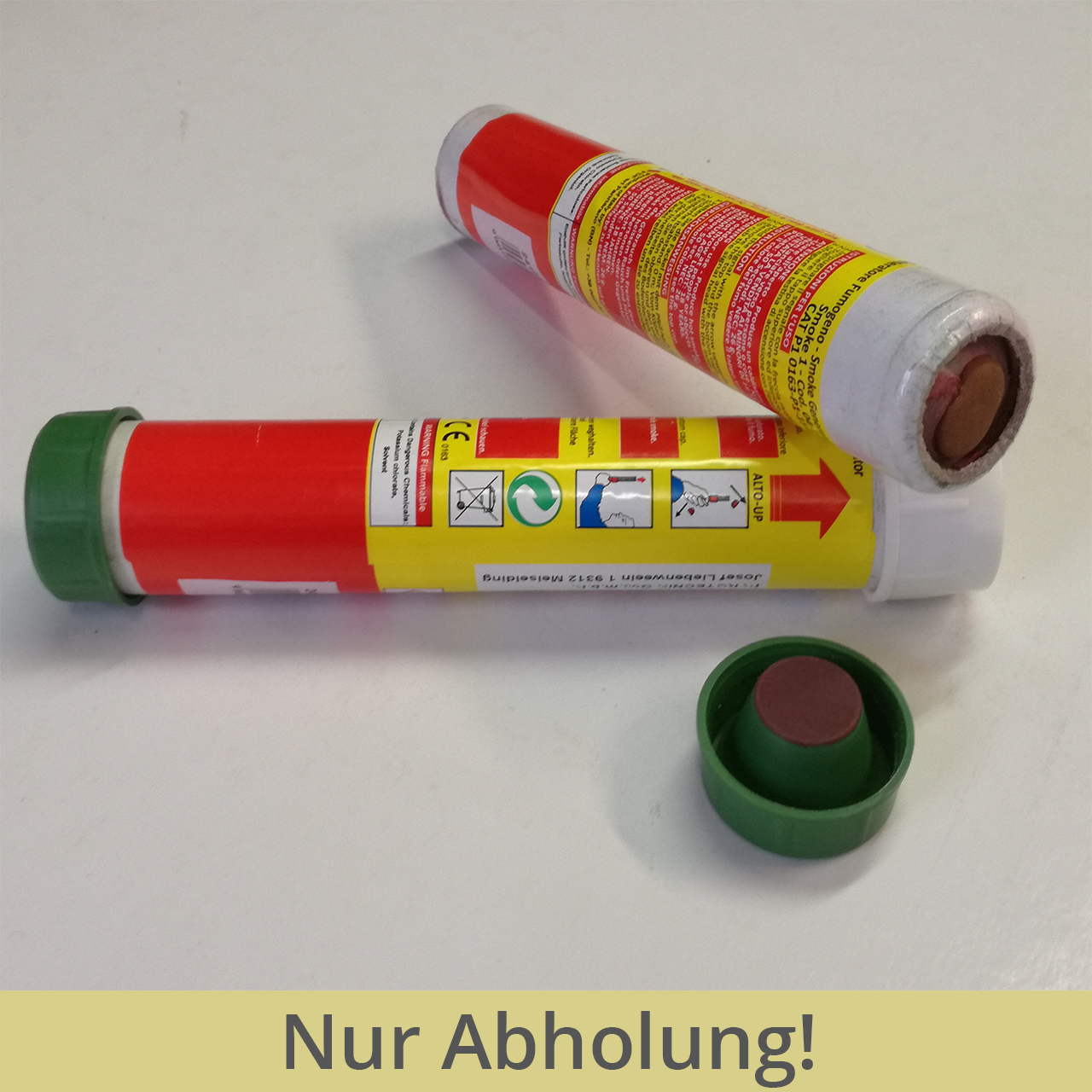 Handrauchfackel weiss Brenndauer ca. 50sec