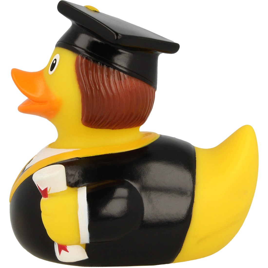 Quietschente mit Doktorhut  ca. 8,5cm Bachelor Ente