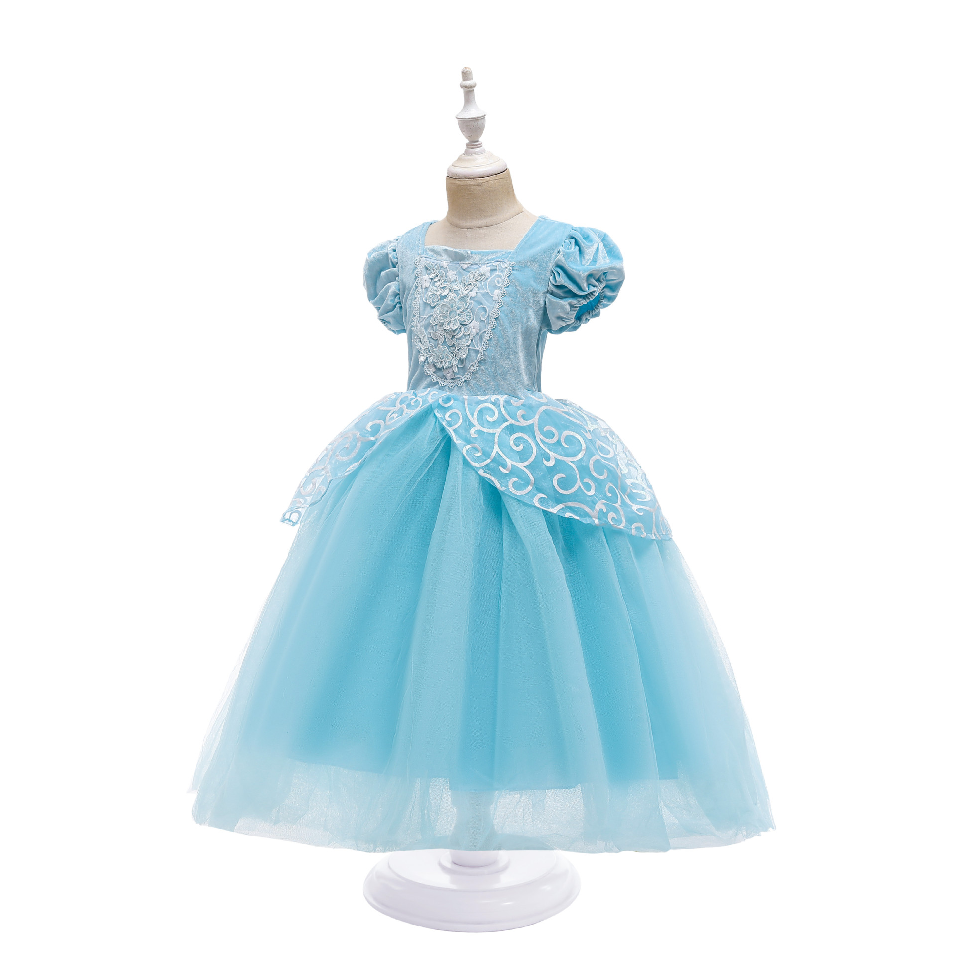 Prinzessin Kleid blau 104
