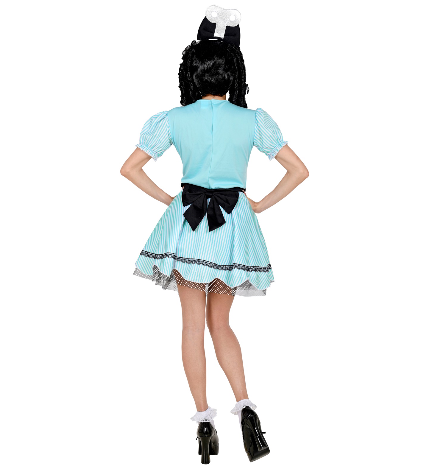 Horror Puppe Kleid X-SMALL hellblau
