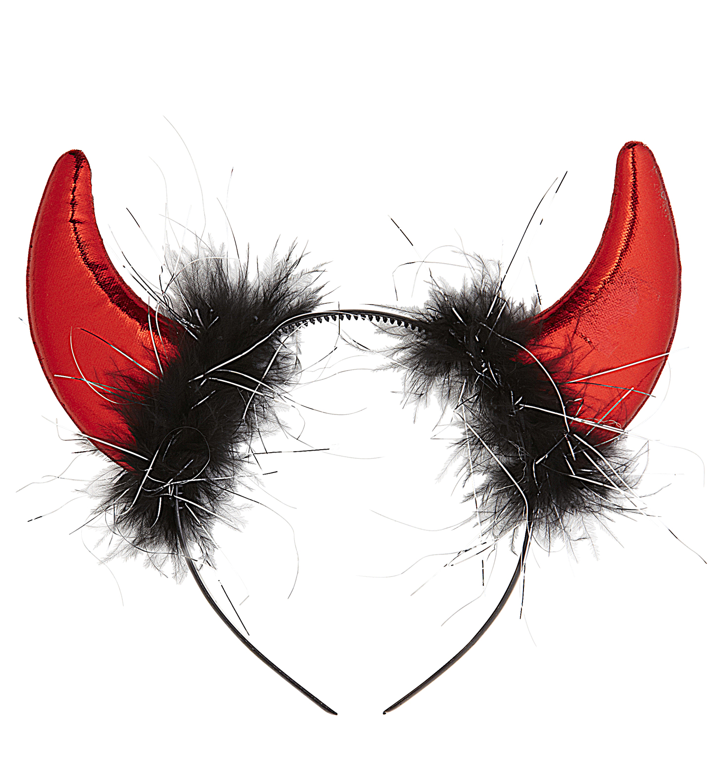 Teufelshörner rot  metallic