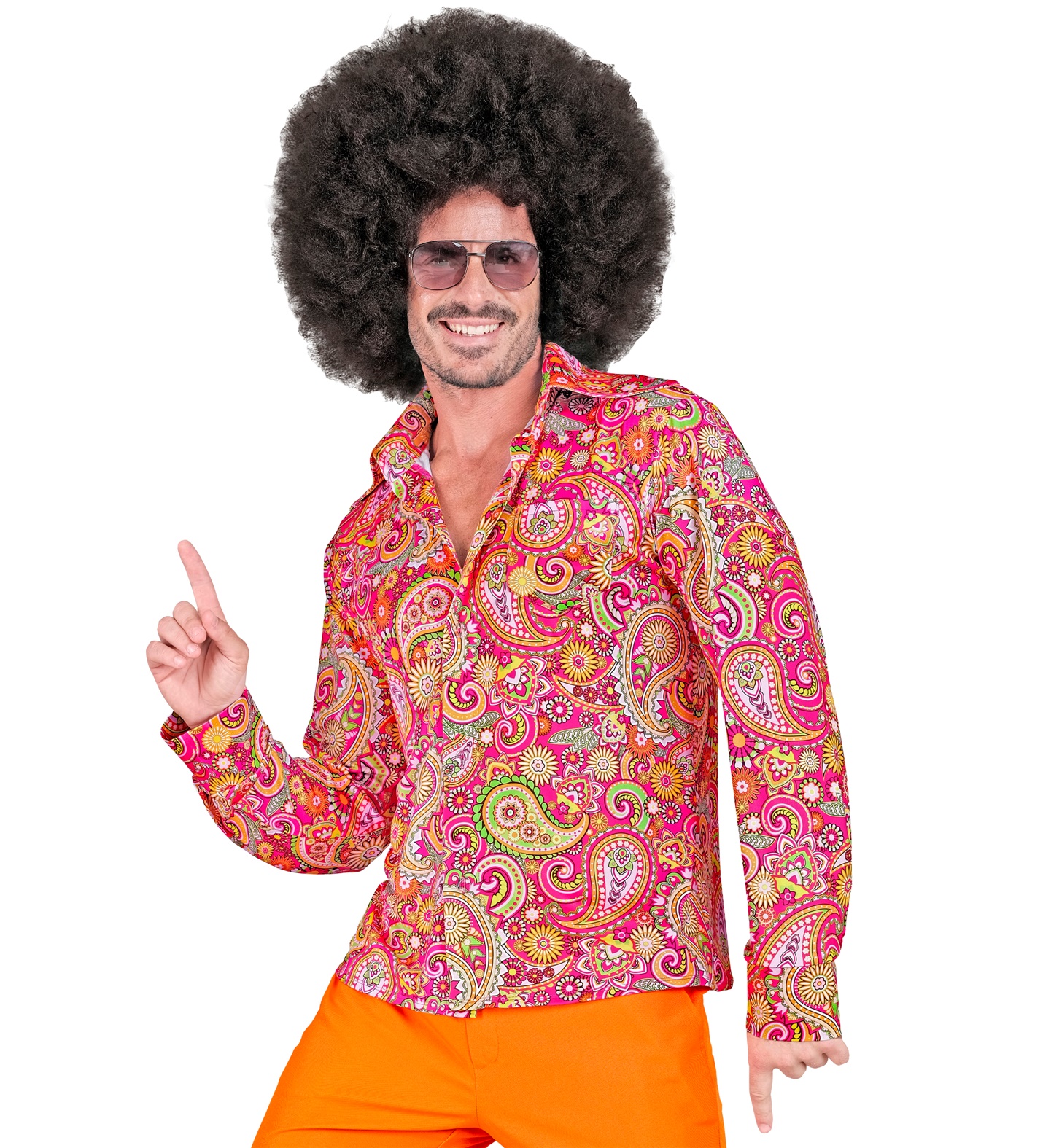 60er Jahre Hemd  paisley  L/XL