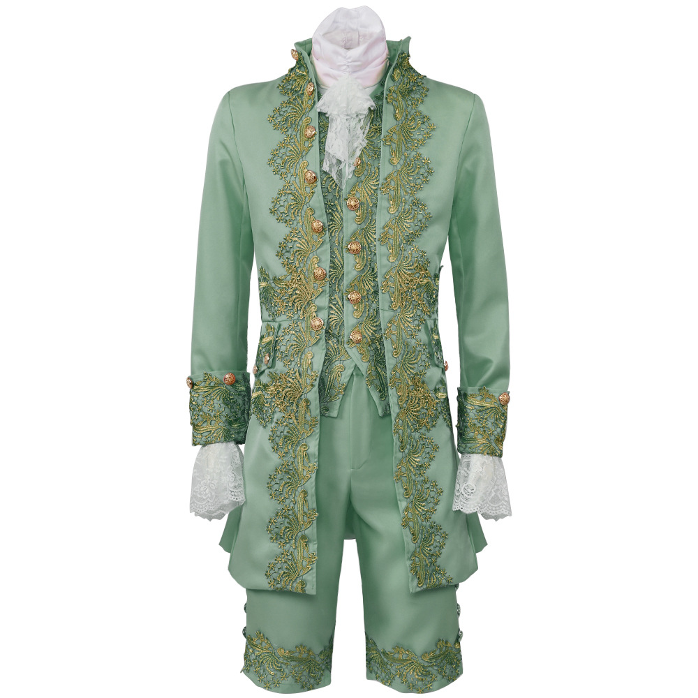 Historische Jacke,Weste,Hose MEDIUM türkis  (L)