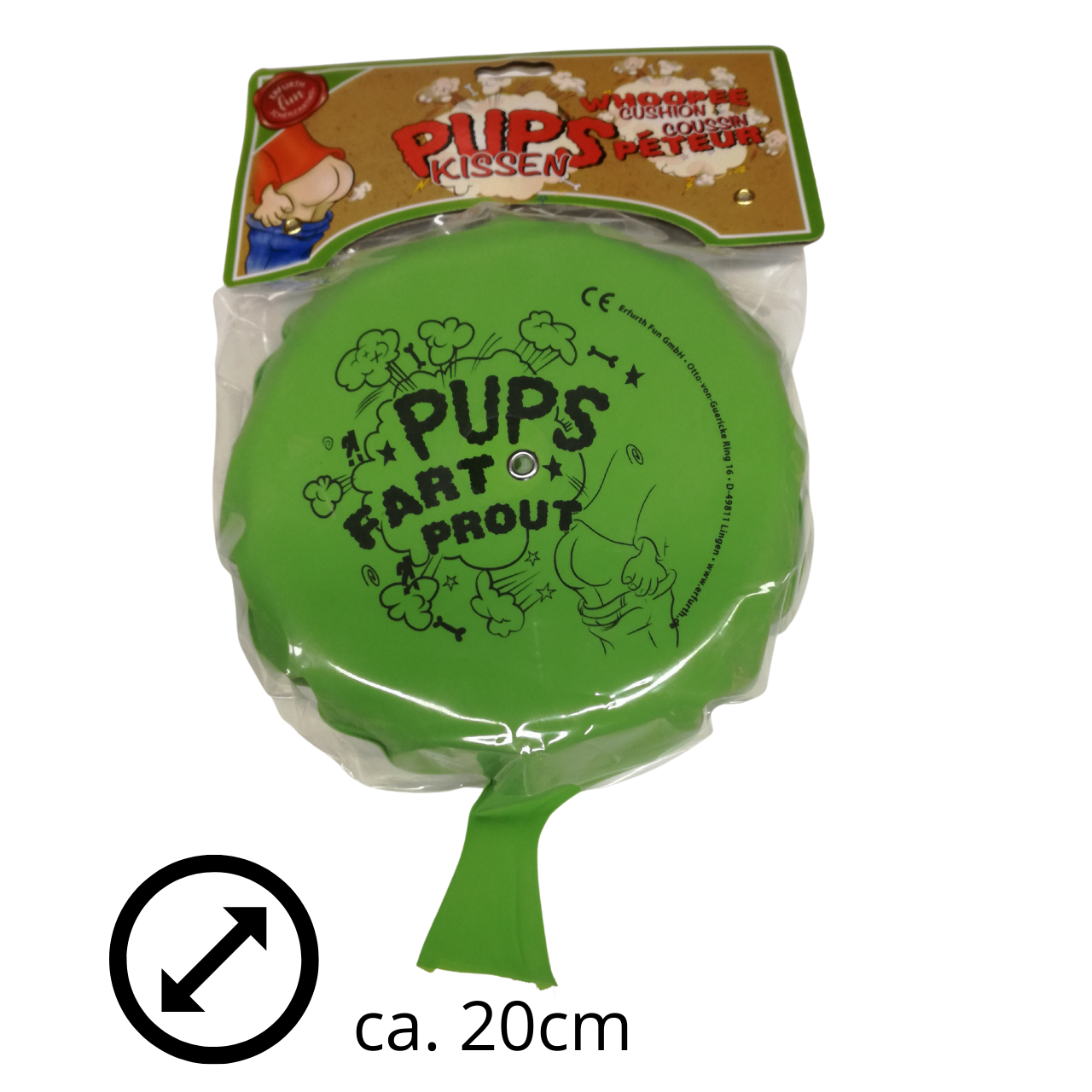 Pups Kissen groß selbstaufblasend