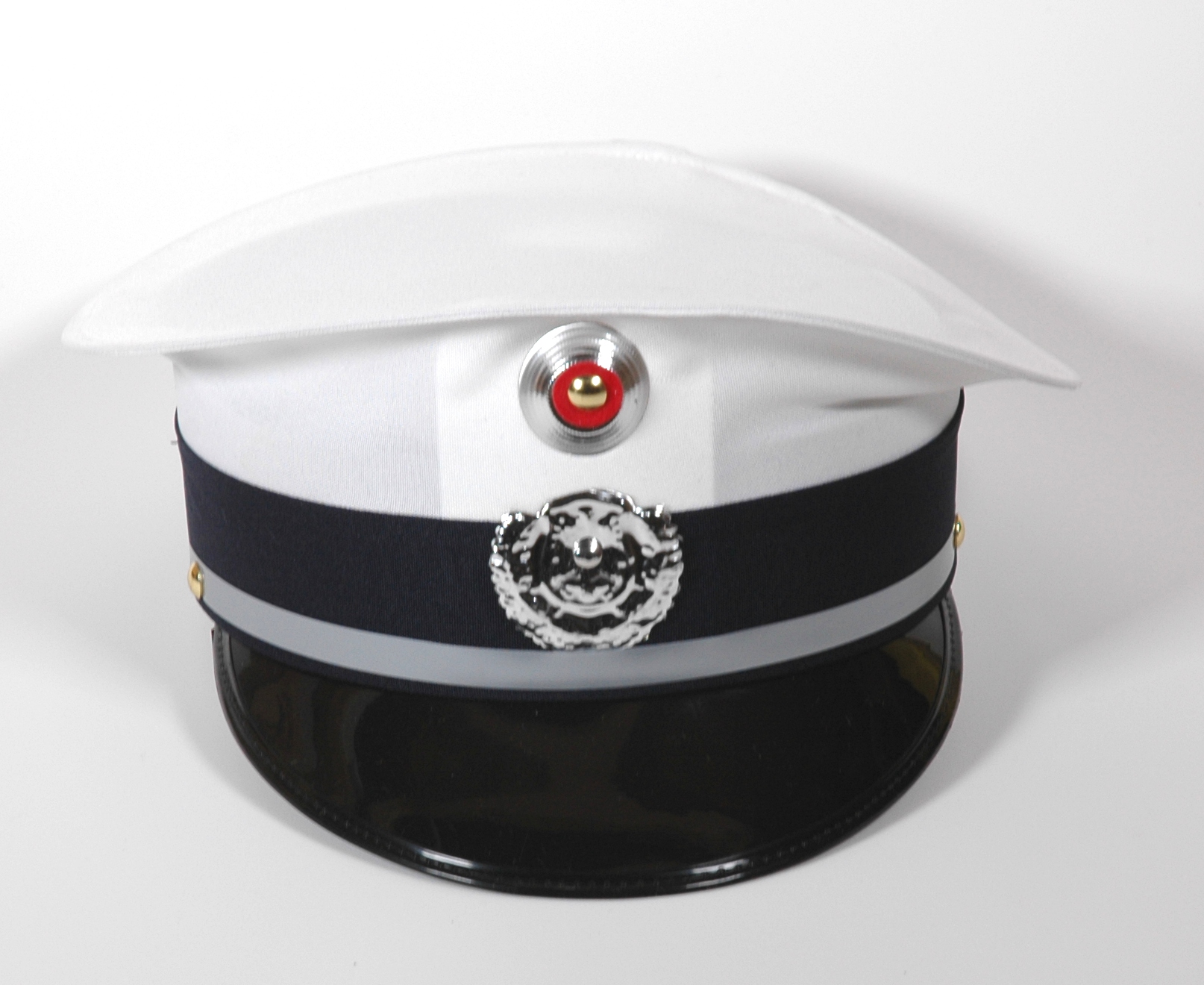 Polizeimütze weiß/blau für Kinder