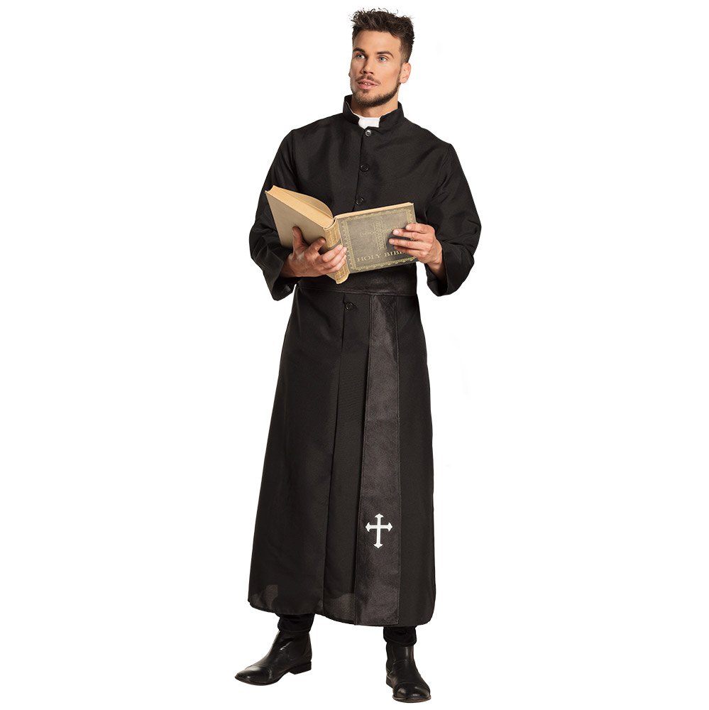 Priester Kostüm deluxe 50/52 L für Erwachsene