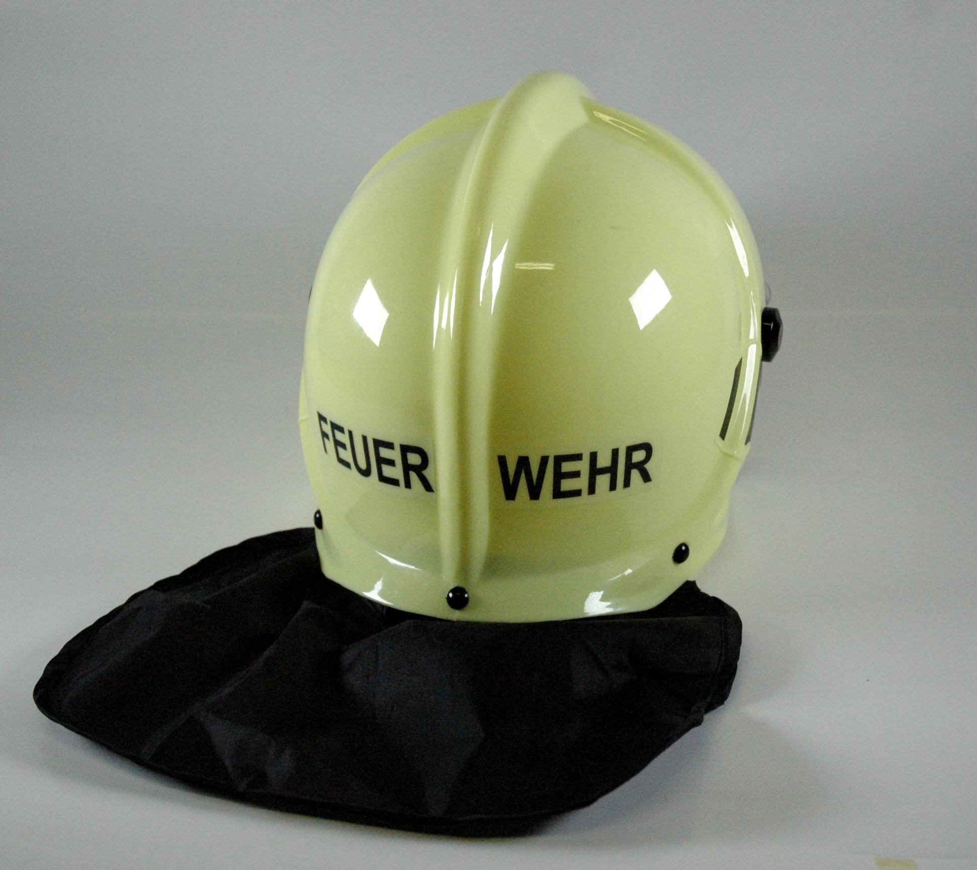 Kinder Profi Feuerwehr Helm gelb mit Schrift