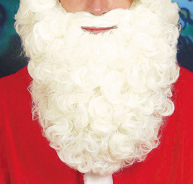 Weihnachtsmann Bart mittel natur