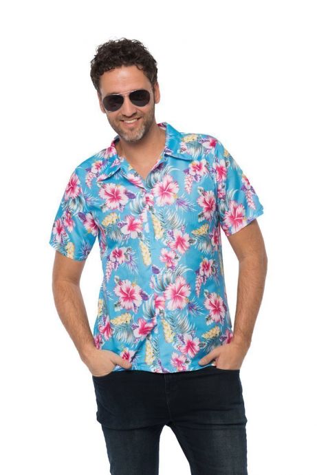 Hawaii Hemd SMALL blau