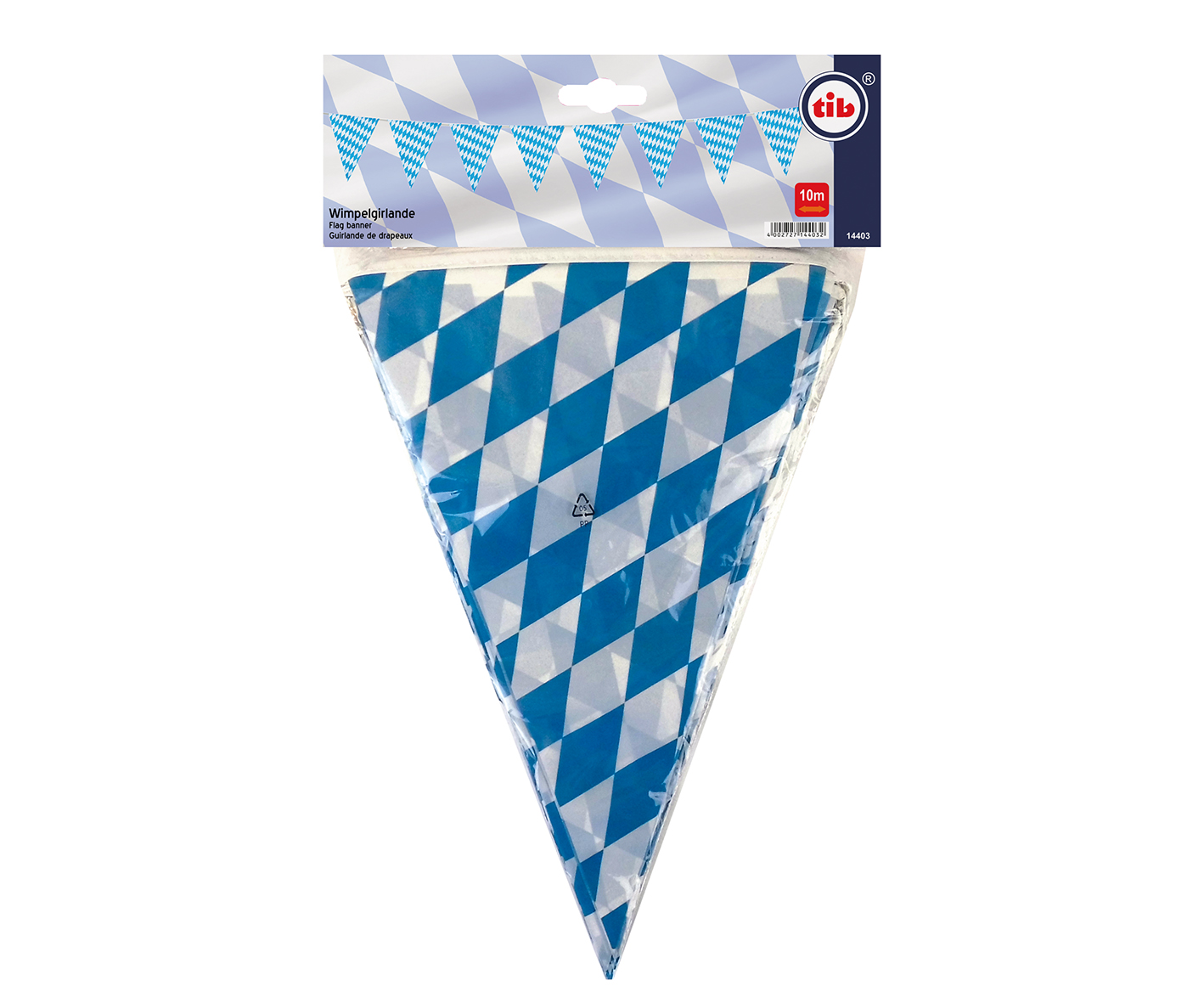 Wimpelgirlande "Oktoberfest"  4m lang