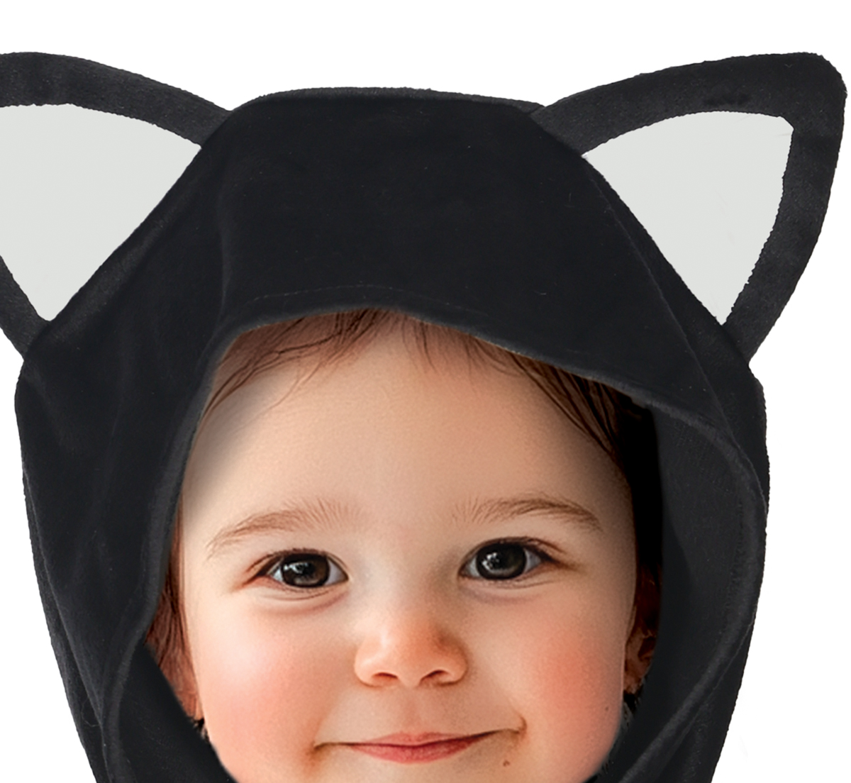 Baby Katzen Umhang 18-24 Monate schwarz