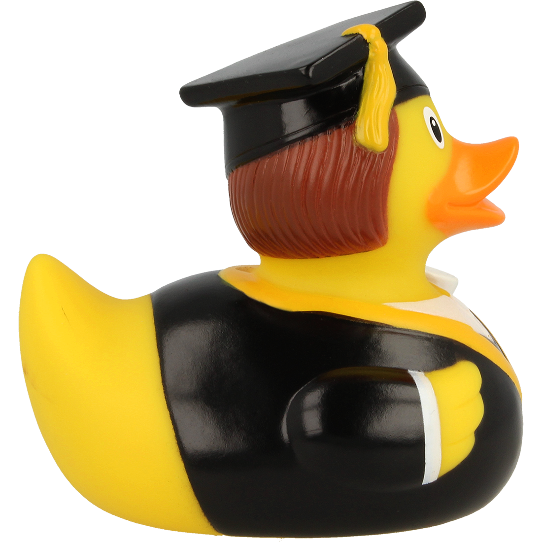 Quietschente mit Doktorhut  ca. 8,5cm Bachelor Ente