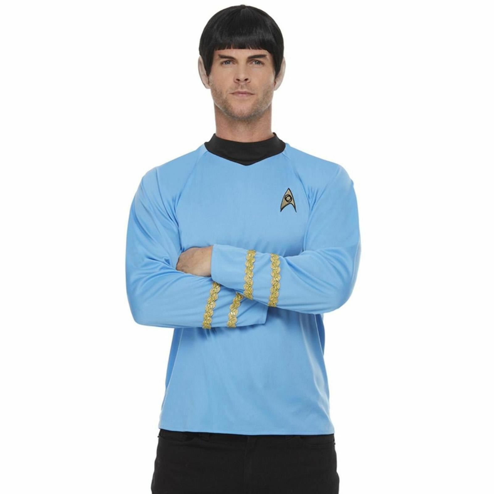 Star Trek Hemd Mr.Spok LARGE blau