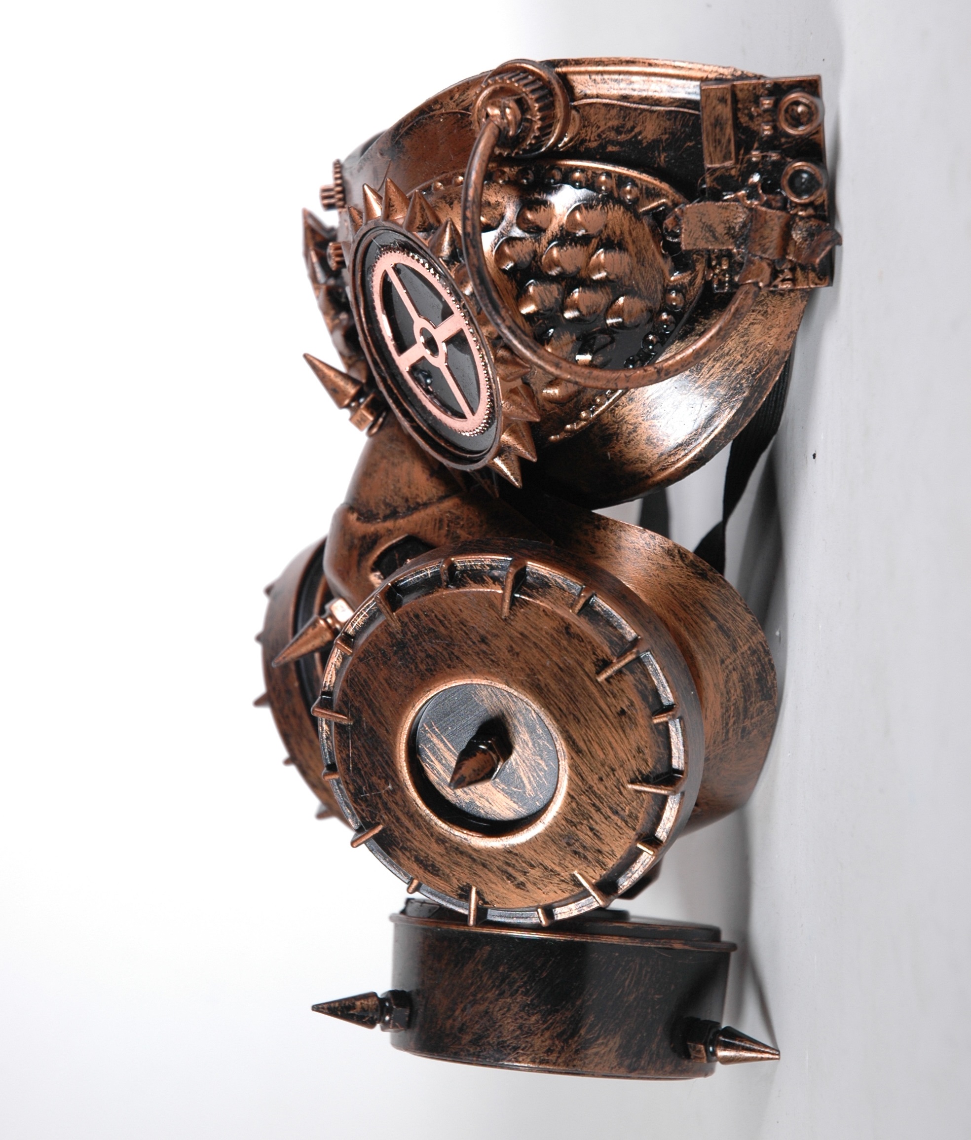 Steampunk Maske bronze