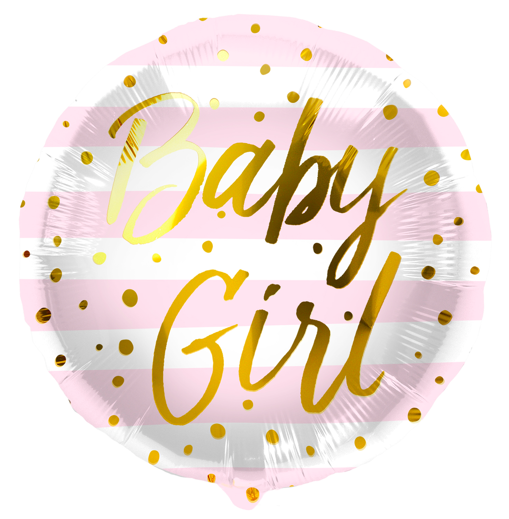 Folienballon Baby GIRL  45cm