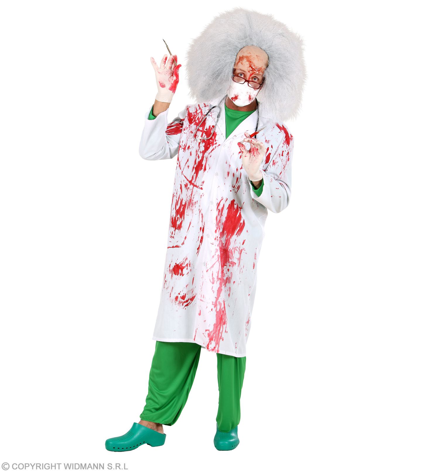 Blutiger Doktor Mantel  L