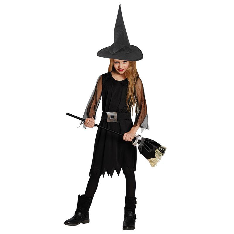 Hexen Kleid schwarz  einfach